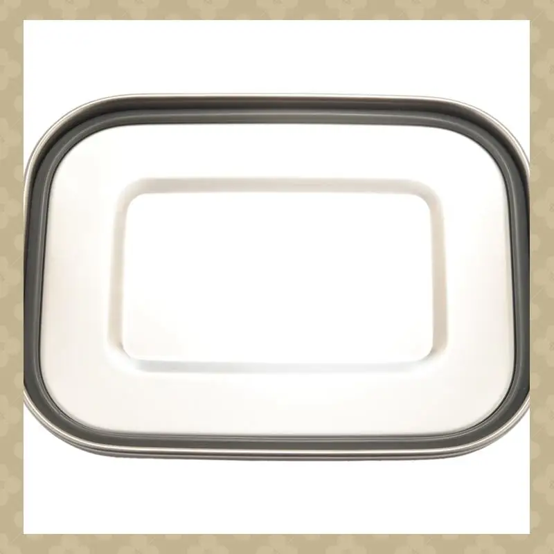 AB45 Contenitore per alimenti per il pranzo in acciaio inossidabile 4X con clip di bloccaggio e design a tenuta stagna, contenitore per il pranzo Bento Box da 800 ml