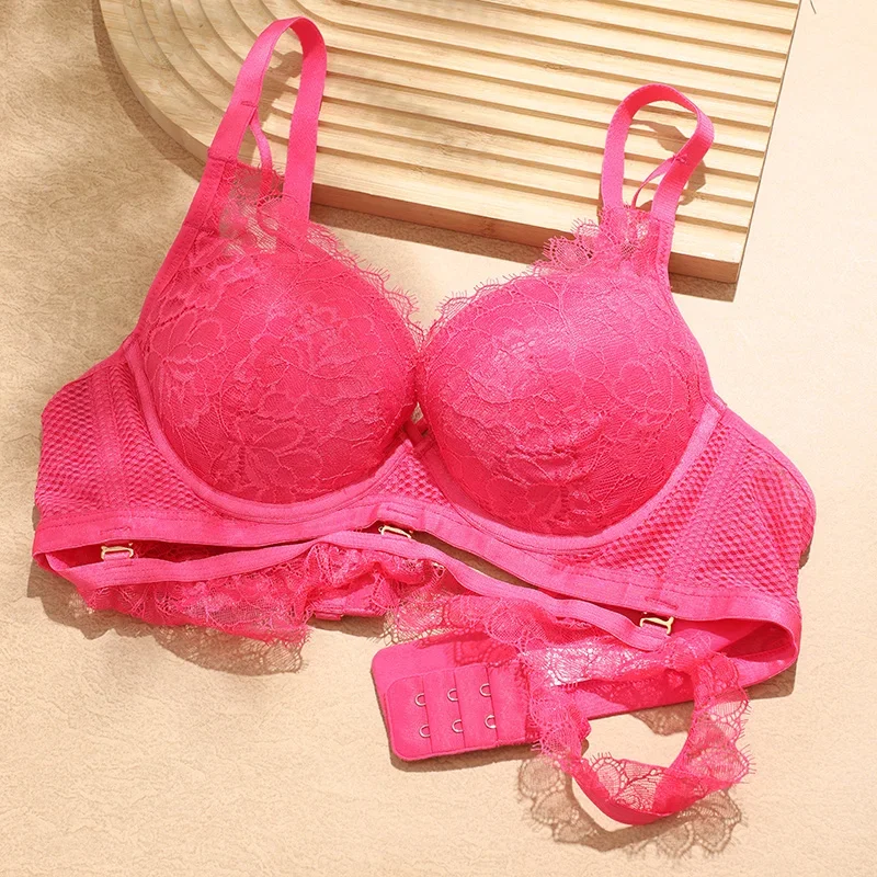 Women Sexy Lace Underwear Push Up Bras 70 75 80 85 A B Intimates Female Bh Bra Tops Lingerie FW6030