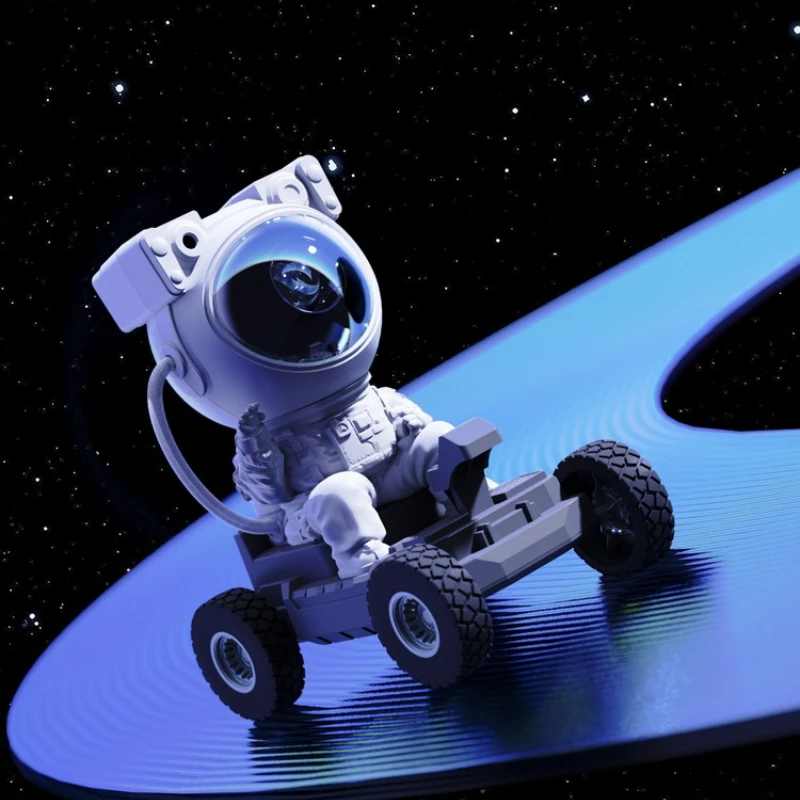 جديد القمر روفر السماء المرصعة بالنجوم ضوء الإسقاط رائد الفضاء بجانب السرير ضوء الليل الحلي الراقية أفضل هدية للأطفال