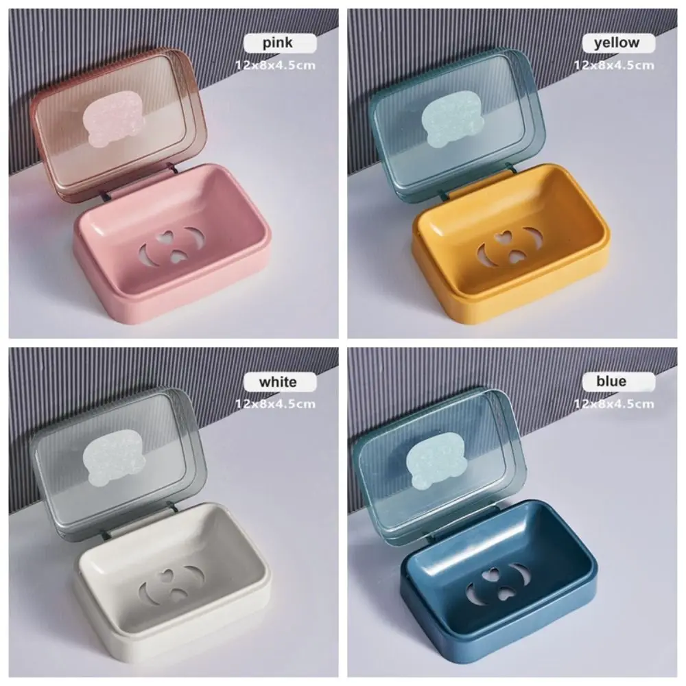 Easy to Clean Soap Holder 2024 Dustproof Sponge Rack Soap Box for Adults