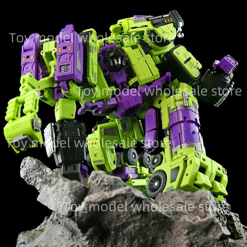 【ABC 세트 재고 있음】MICRO COSMOS Transformation MC-02 MC02 Devastator RIKI-OH 스크래퍼 후크 믹스마스터 DW 만화 액션 피규어