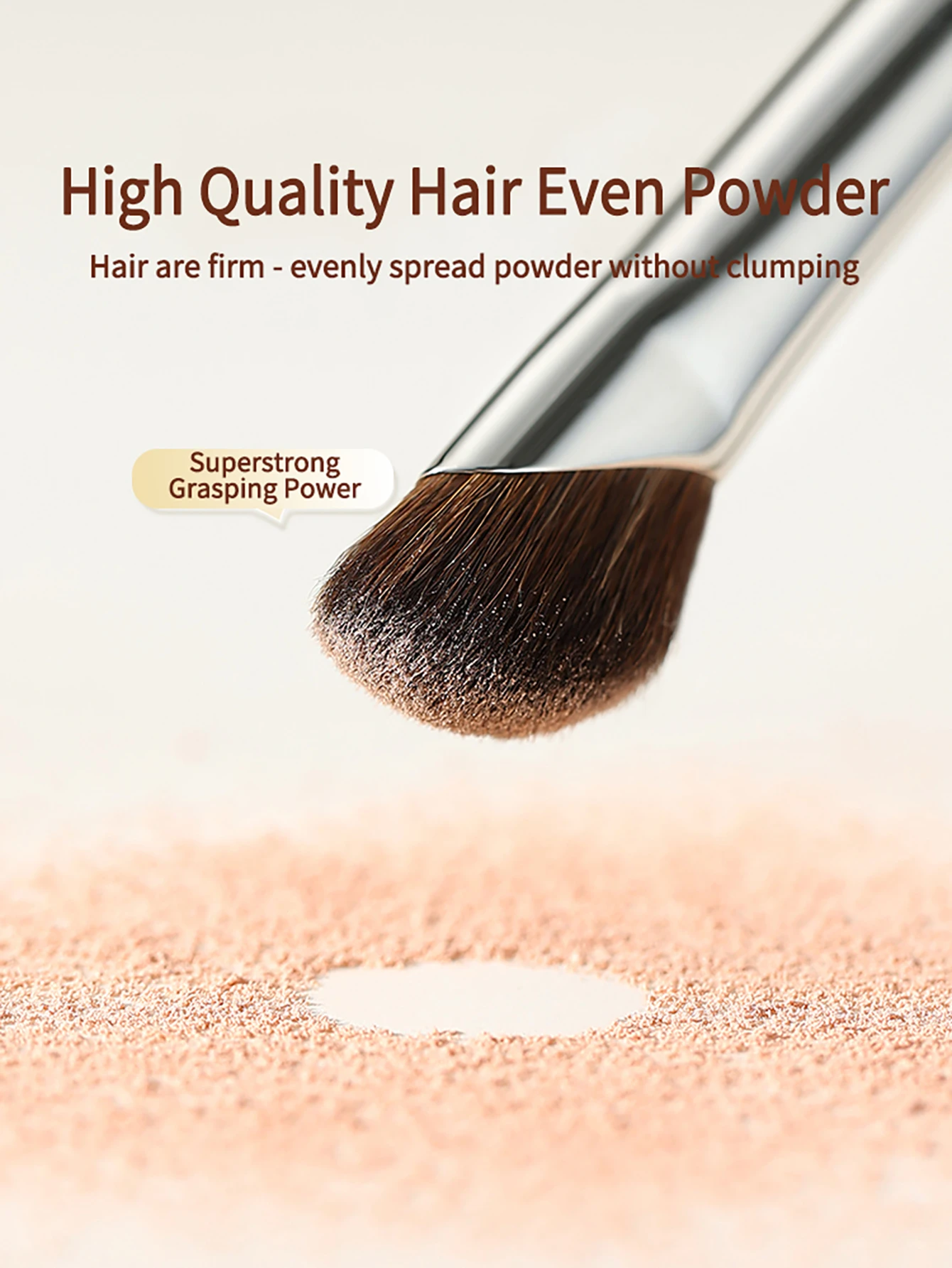 مجموعة مكونة من قطعتين من فرشاة ظلال أنف شعر الخيل ذات اللون المزدوج وفرشاة كونتور وفرشاة مكياج للمبتدئين متعددة الوظائف