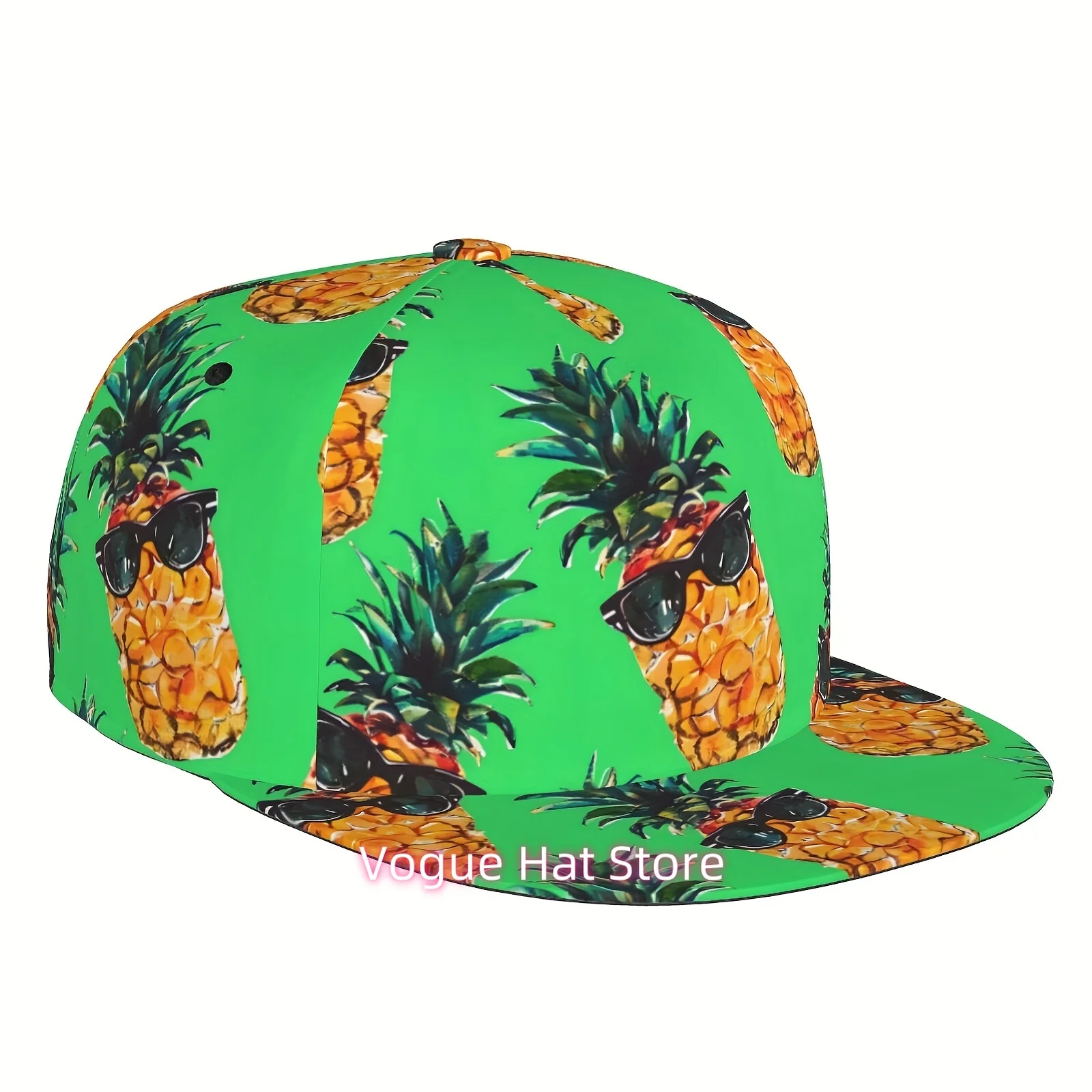 1pc, Baseball Cap, Golf Cap, Hawaiian Pineapple, Unisex Sports Fashion, Suitable for Seasonal Running Exercises And Outdoor Acti