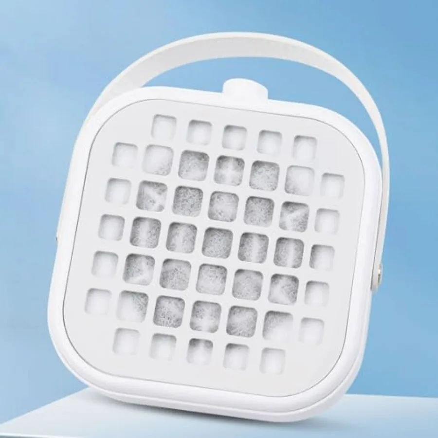 

Small Nail Dust Collector with 30PCS Filter Pads Nail Vacuum Fan Dust Collector for Nail Tech 6000RPM Powerful Adjustable Sucti