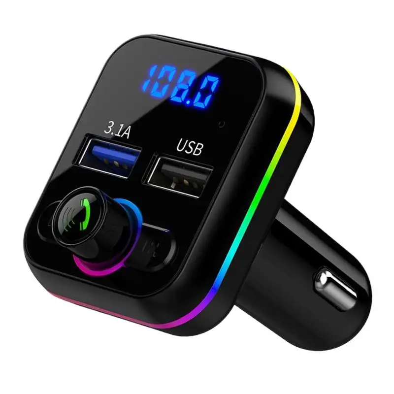 

Car Wireless FM Transmitter Mp3 Player Radio Adapter Mp3 Music Player USB Car Charger Fast Charging Radio Transmitter Wireless