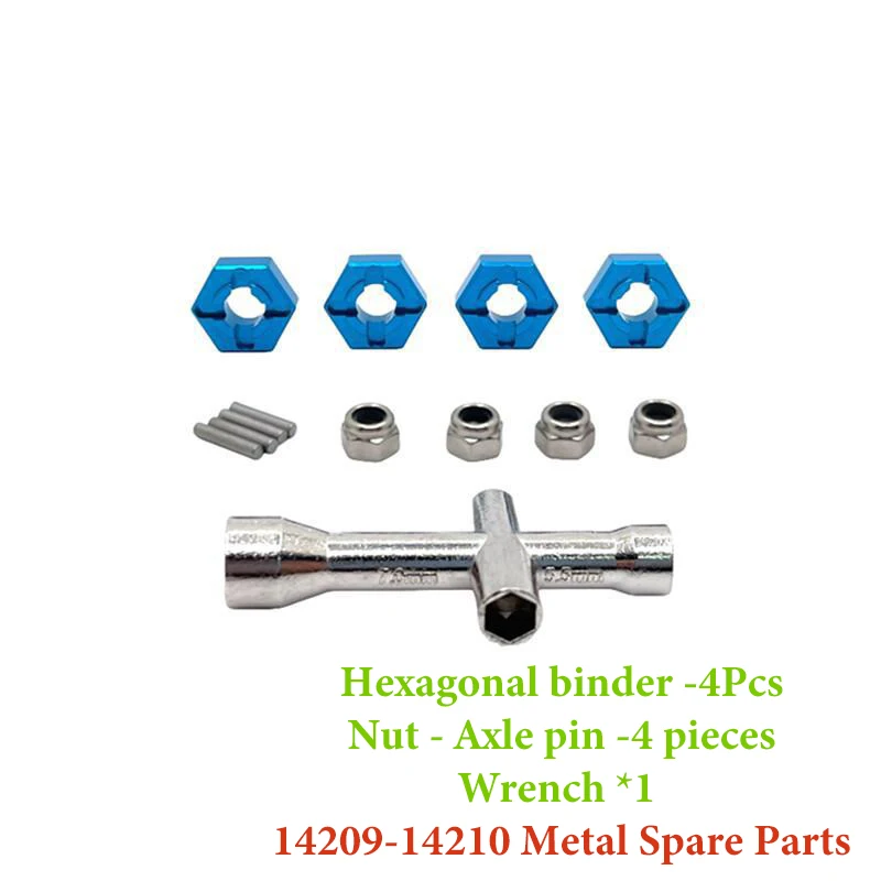 ل MJX Hyper Go 1/14 14210 14209 H14BM 1/14 قطع غيار السيارات التحكم عن بعد وملحقاتها ترقية وتعديل المعادن
