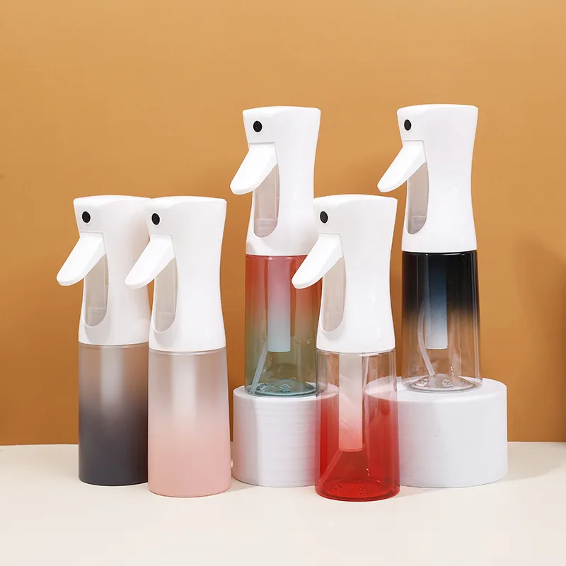 New Portable Travel Spray Bottle 200/300ML High Pressure Continuous Mist Bottle Reusable Beauty And Plant Watering Supplies