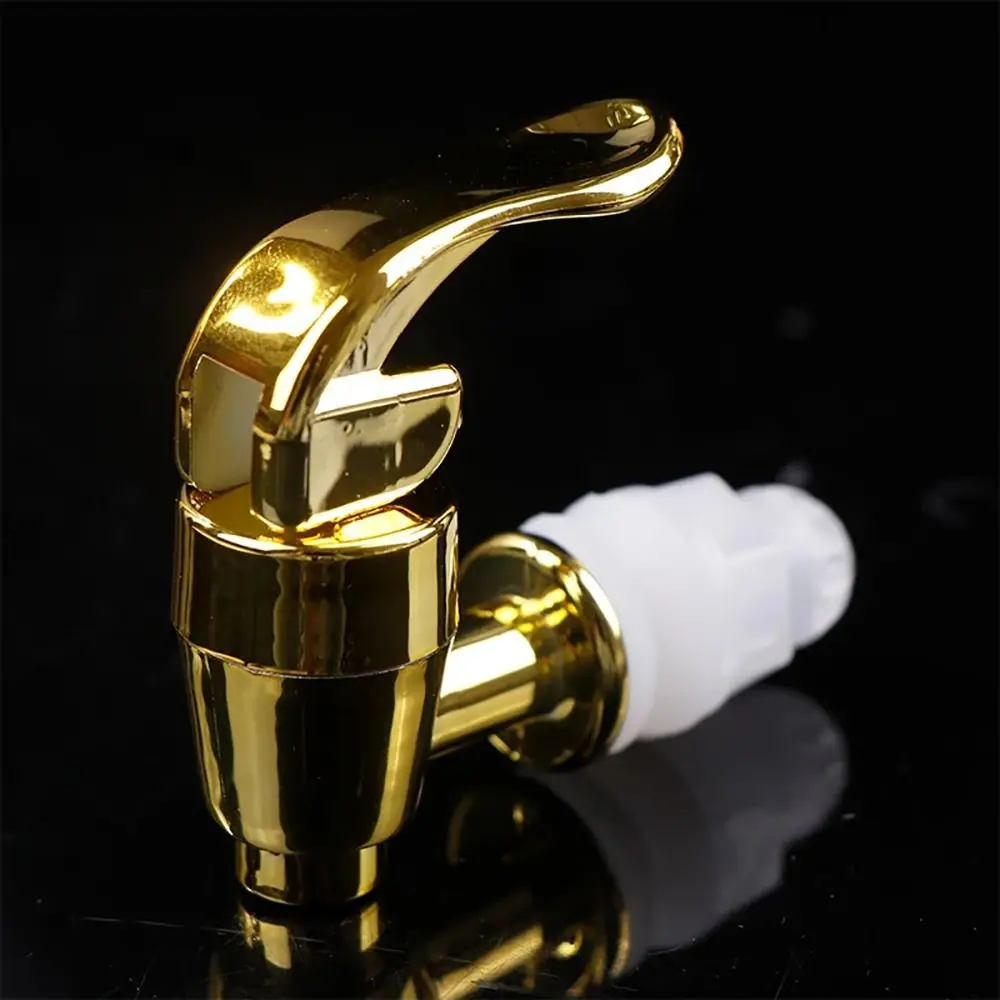 1Pcs New With Filter Glass Wine Bottle Faucet Plastic Gold Water Tank Faucet Water Dispenser Switch Tap Bibcocks Beer