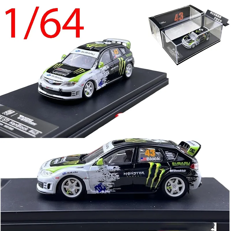 

DCM Diecast 1/64 Scale Subaru Alloy Car Model Subaru Immobile WRX STI Play Vehicles Collectible Toys for Boys Original Box