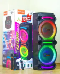 Caixa De som 3000W High-Power Bluetooth Speaker 12 Inch Outdoor Portable Subwoofer 3D Stereo Surround Sound Column Music Center
