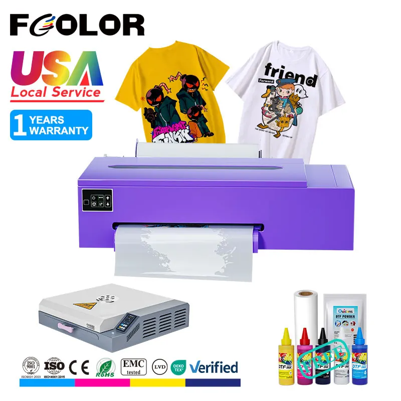 

Newest Single Head XP600 Cheap A3 DTF Printer 33cm T-shirt Printing Machine