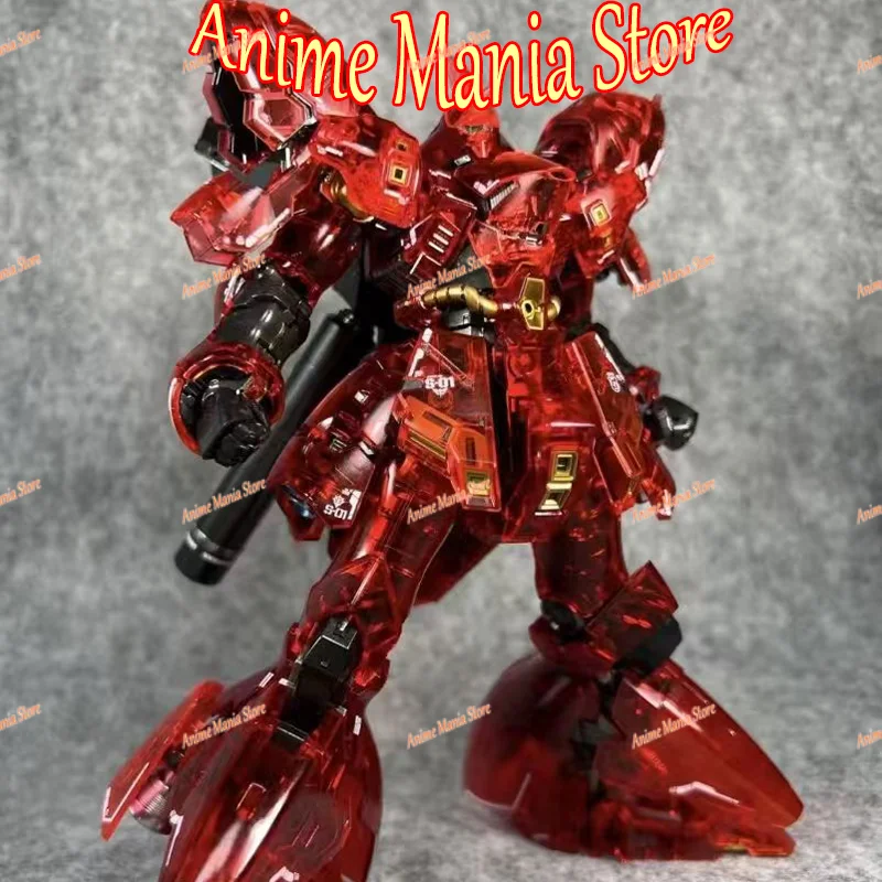 

RG 1/144 Sazabi гальванический красный прозрачный цвет двойная версия сборная модель комплект водные наклейки Высококачественная коллекционная модель подарок