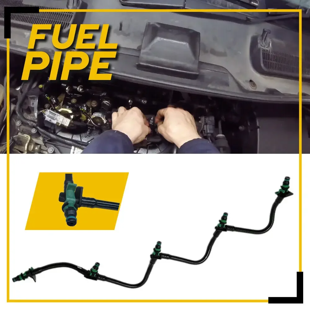For Ford Galaxy Focus Mondeo C-Max S-Max Kuga 2.0 TDCI Fuel Injection Leakage Overflow Hose Automotive Fuel Line Part