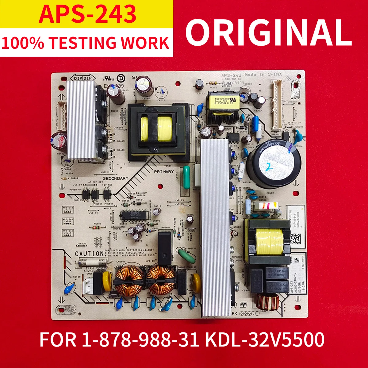 

Good quality APS-243 1-878-988-31 Power board for KDL-32V5500 original