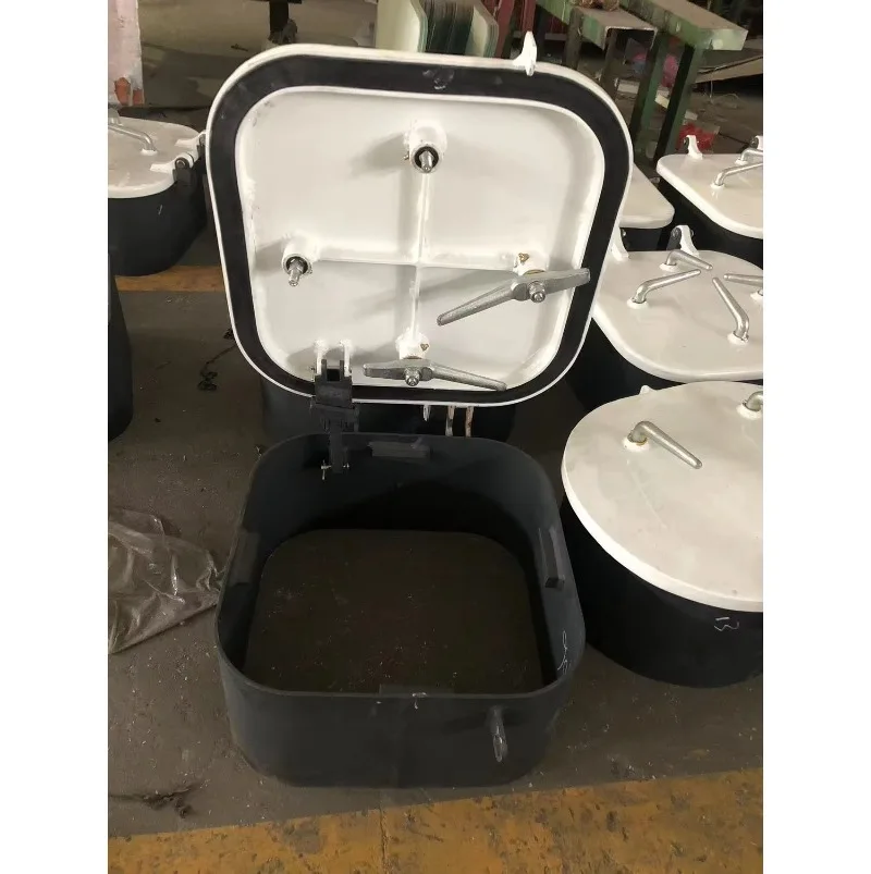 Nouveau trappe de pont étanche en acier pour applications marines, accessoires pour navires/bateaux