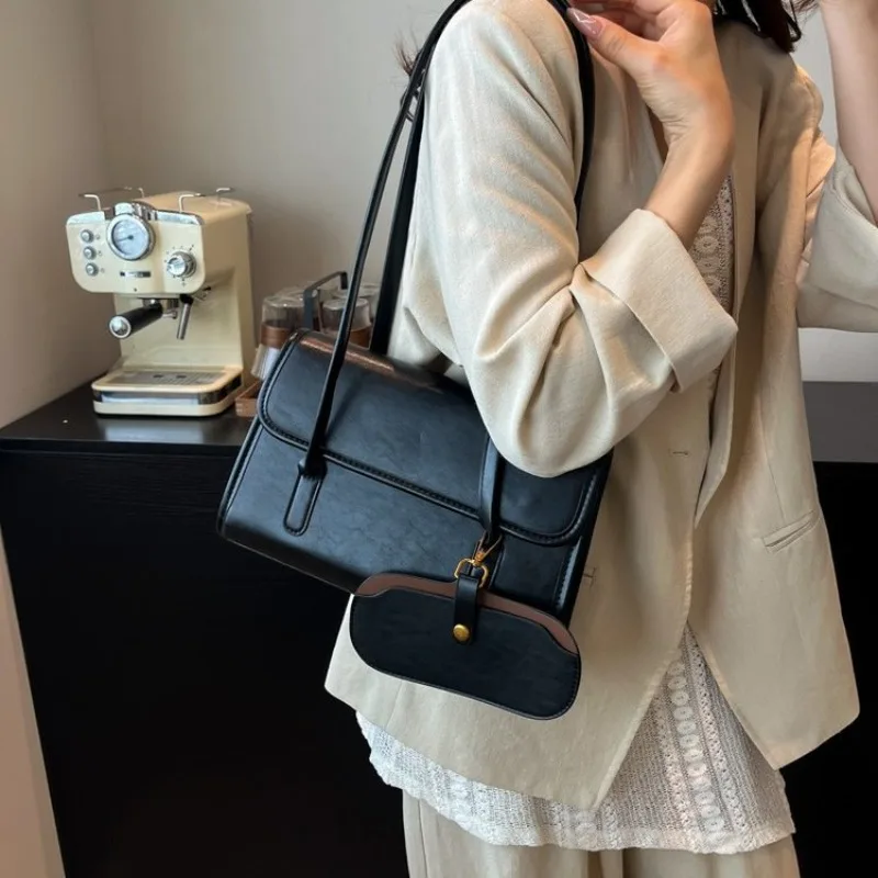 

Large Capacity Shopper Diaper Bag Women Elegant Designer Handbag Leather Crossbody Shoulder Purse Tote Satchel Trendy Style