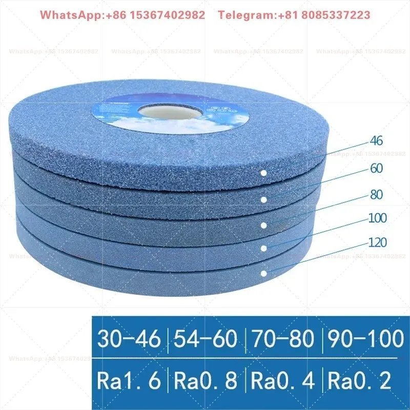 Polishing Wheel Ceramic Abrasive White Corundum 180*12.7*31.75mm for Alloy Steel Tool Grinding