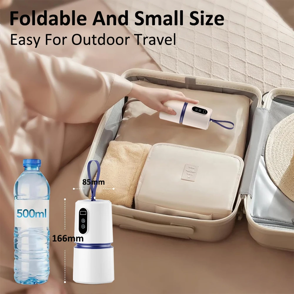 مجفف ملابس محمول، مجفف قماش كهربائي صغير قابل للطي للملابس الخفيفة، ملابس داخلية، مؤقت ملابس الأطفال، مجفف قماش للسفر