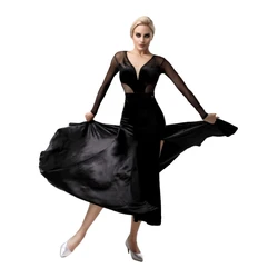 2023 Modern Dance Skirt New Style Dance Practice Long Skirt Adult Women's Ballroom Dance Performance High-grade Skirt