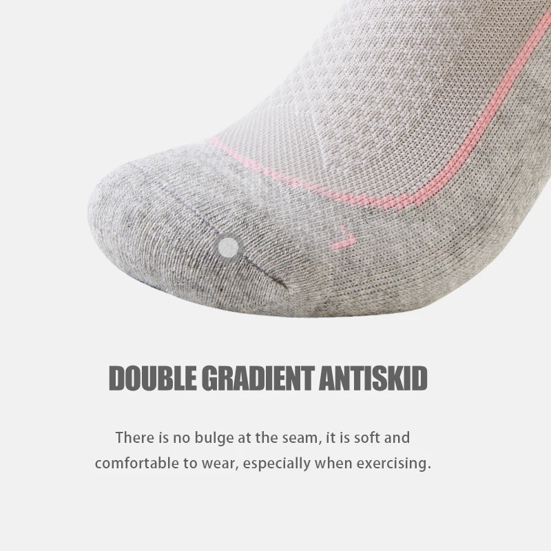 Women Gym Sport Ankle No Show Socks Grils Cotton Fitness Socks Mesh Breathable Deodorant Winter Outdoor Travel Socks