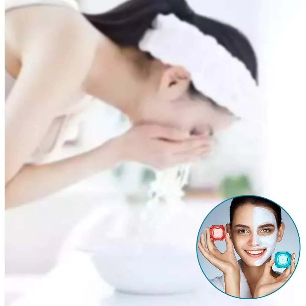 100 Stück 3/5g Tragbare Diamantförmige Leere Kosmetikdosen aus Kunststoff für Lidschatten, Nagelpulver, Schmuck, Lotion, Gesichtscreme – Detail 5