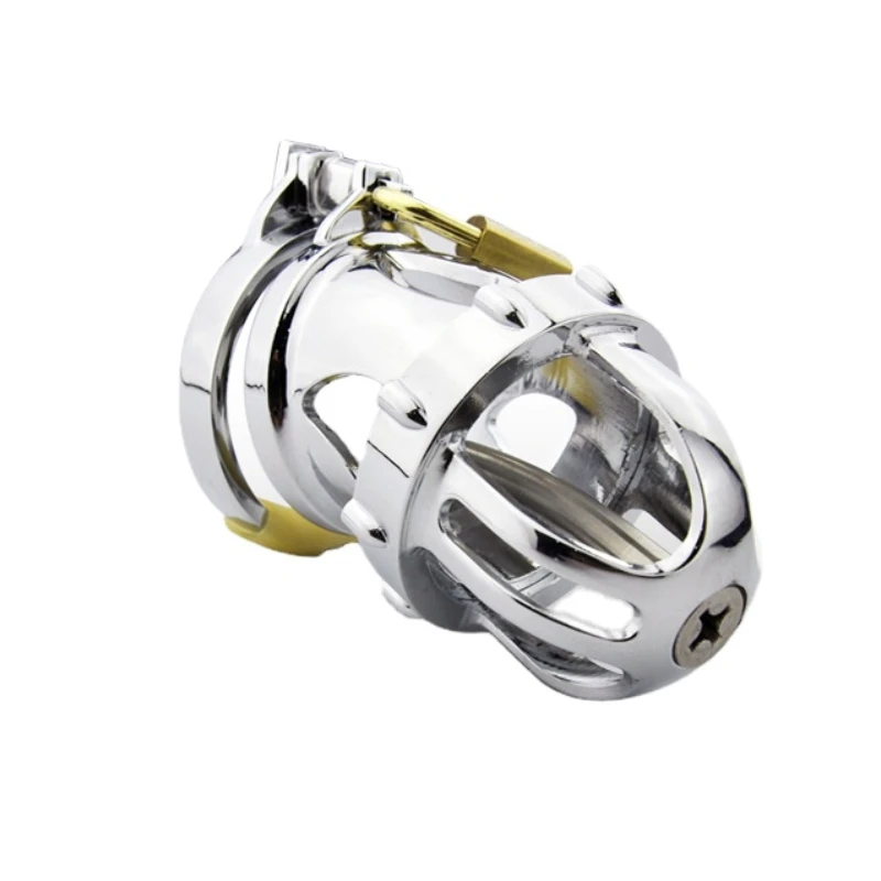 Male Chastity Device Cock Cage With Urethra Catheterand Erotic Bondage Chastity Belt Cock Cage Penis Ring Virginity Lock For Men