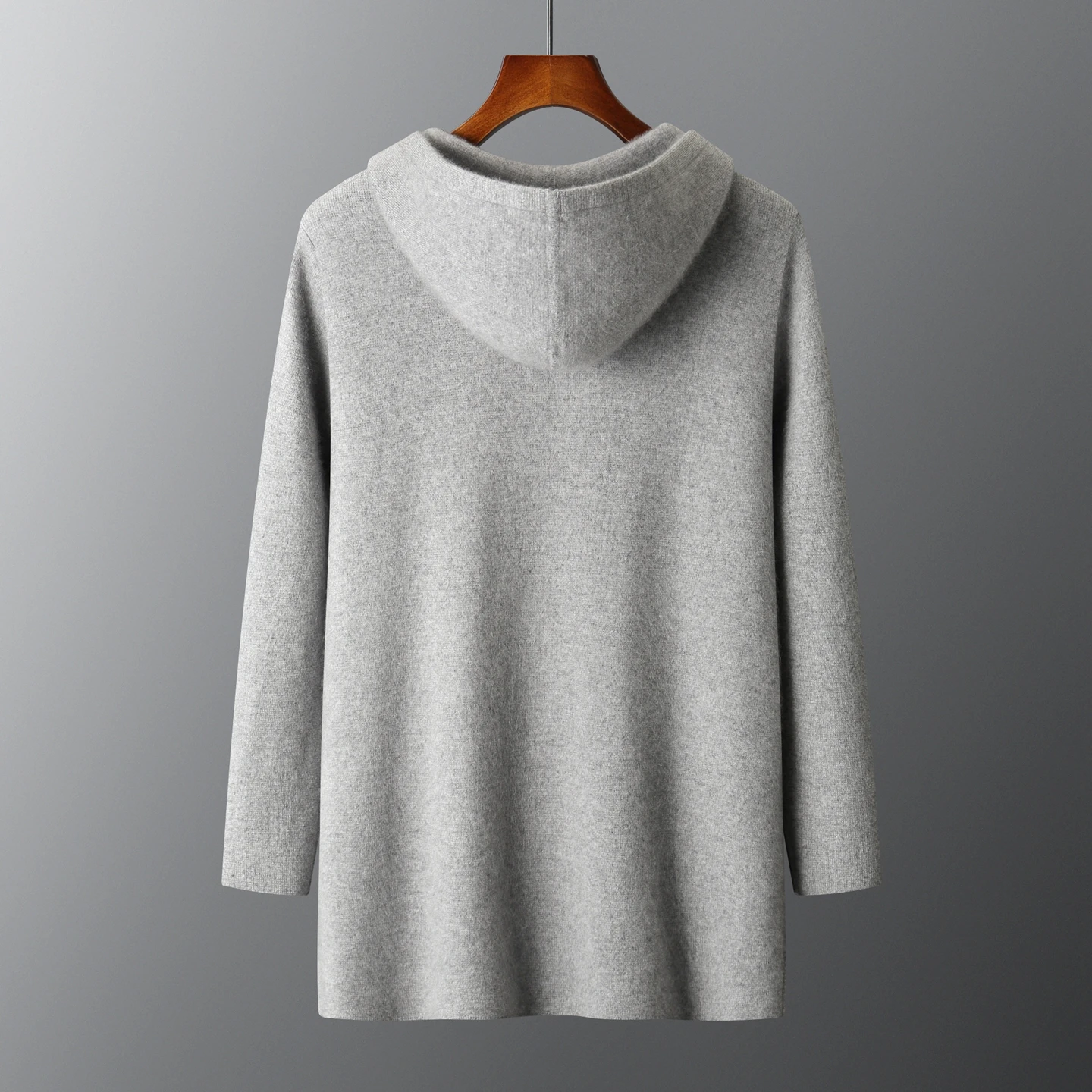 100% Pure Wool Men's Hooded Kn - Resin Vat recension och pris