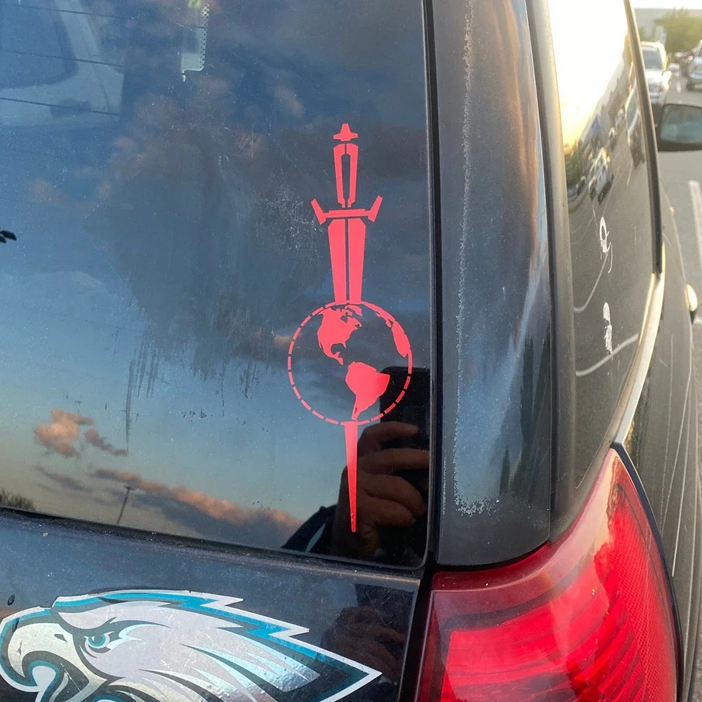 Terran الإمبراطورية رمز مضحك ملصقات نافذة السيارة الشارات الوفير ديكور الفينيل الحرفية الملحقات
