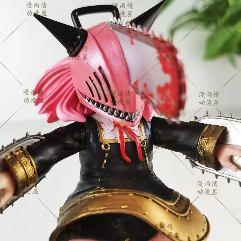 Reaper Anya Forger figura de acción coleccionable de animación 2D motosierra hombre GK adorno de escritorio para Fans modelo de Anime estatua de juego