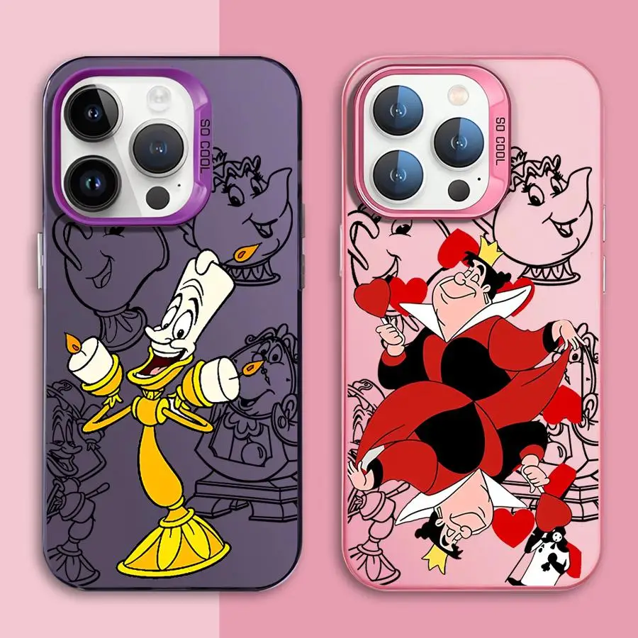 Disney Alice In Wonderland Phone Case for Apple iPhone 15 16 Pro Max 13 14 Plus 12 11 Pro plus Matte