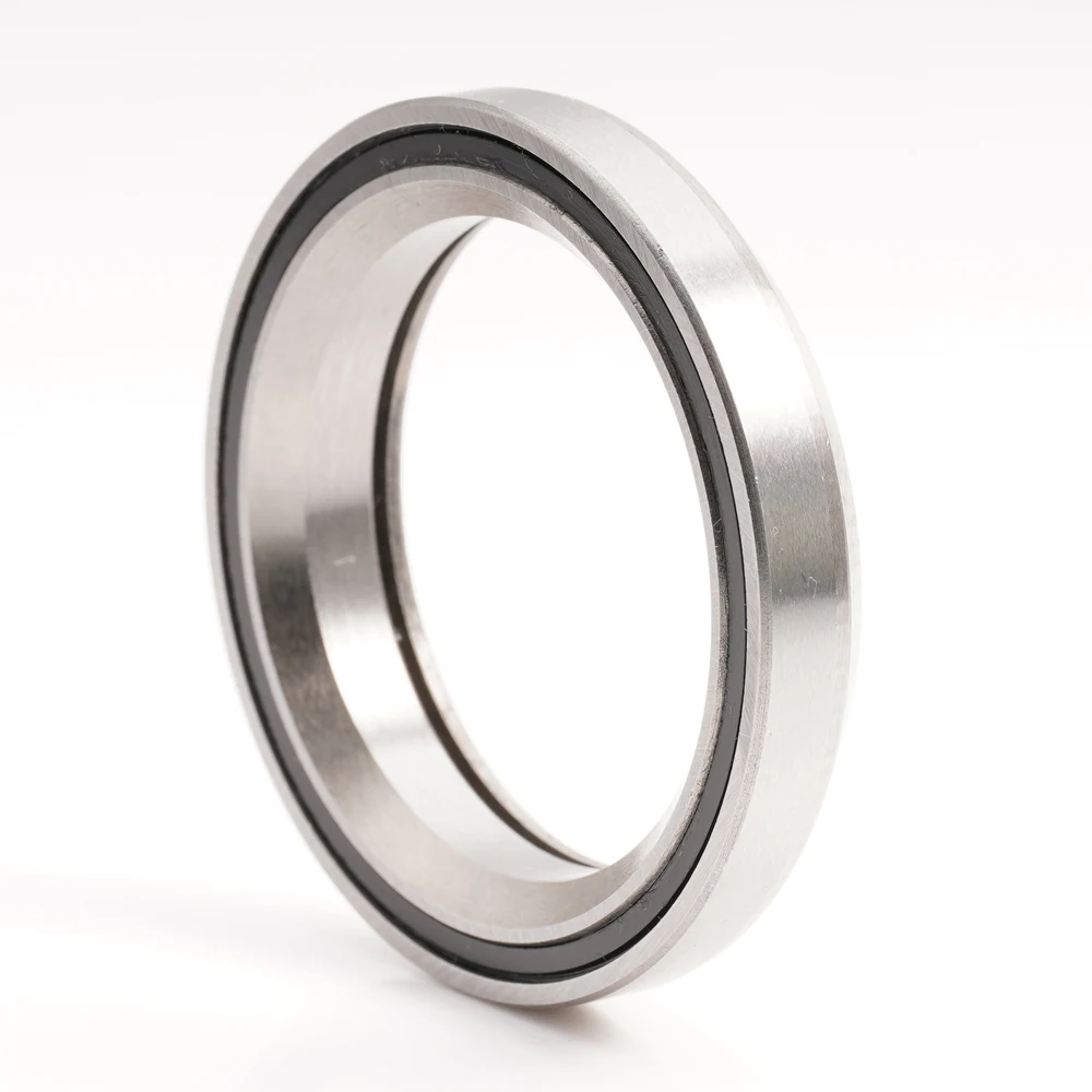 2 uds ACB418H8 rodamientos para auriculares de bicicleta 30,5*41,8*8mm 45/45 grados de carretera acero cromado cónico superior inferior ACB juego de rodamientos ACB418H8