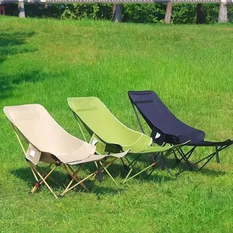 

Lunch break chair Portable folding chair Folding bed Moon chair Three-gear adjustment Sitting and reclining Office nap recliner