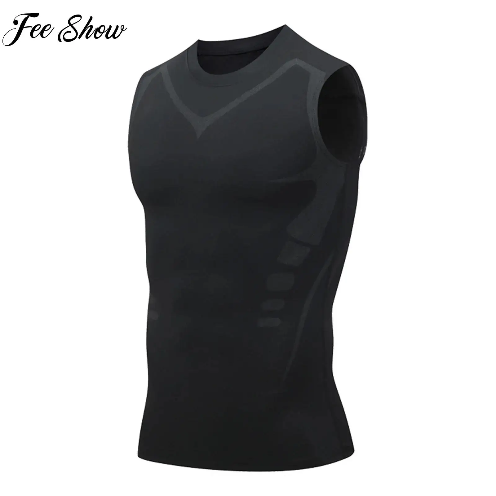 

Men Casual Sport Tops Sleeveless Fashion Printed Vest Moisture-Wicking Stretchy Tank Top for Basketball Training Fitness Workout