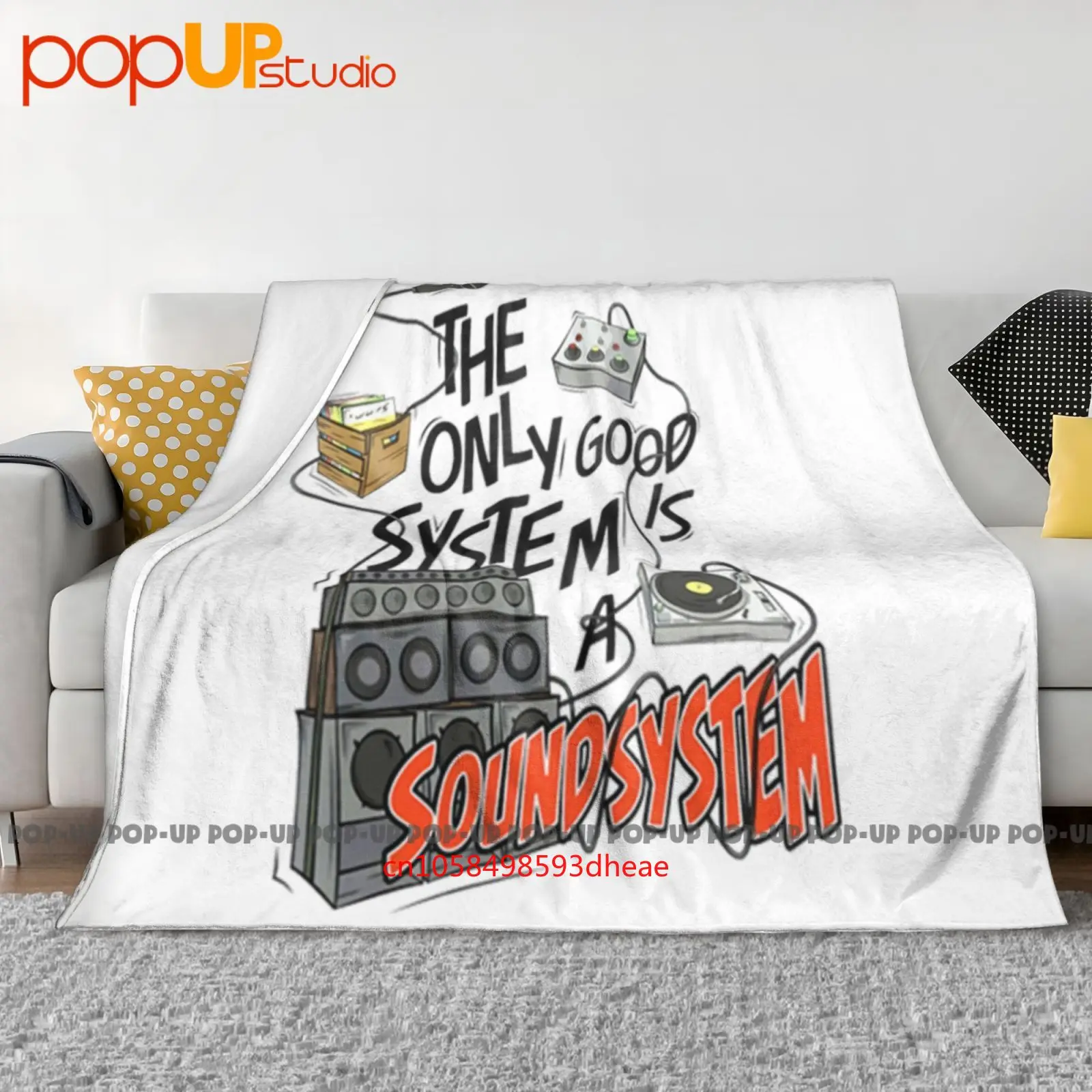 Music The Only Good System Is A Soundsystem Ultra-Soft Blanket Quilt Winter Sofa Cover Bed Covers