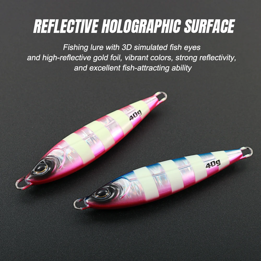 JIGGING PRO Metal Jig BONY Col - Fishing Lure Spoon avaliação e preço