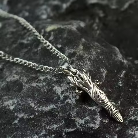 Fashion Anime Necklace Ryomen Sukuna Itadori Yuji Cosplay Unisex Pendant Choker Jewelry Accessories Prop Gifts