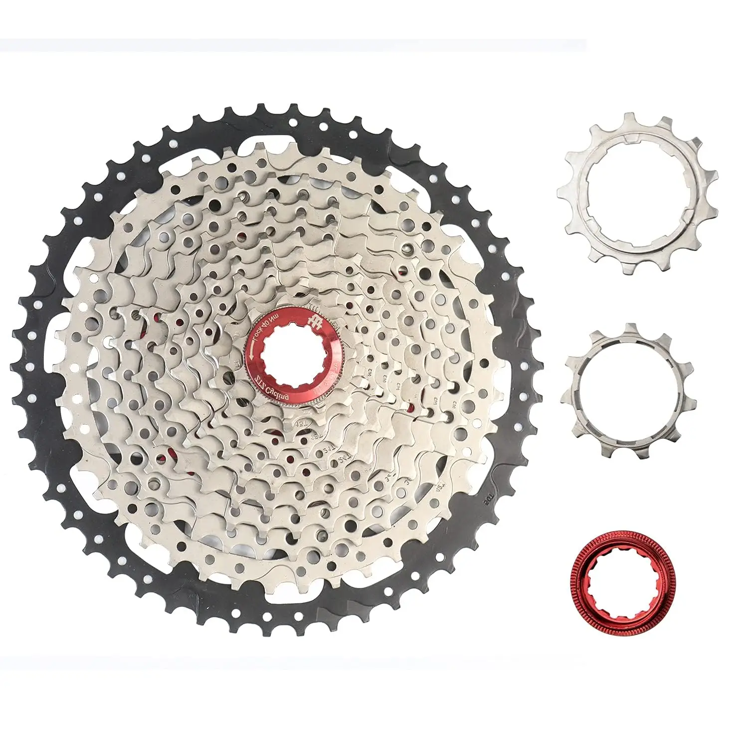 ZTZ 11 Speed Cassette, Ultralight Mountain Bike Cassettes Fit for Shimano/SRAM XC AM DH MTB BMX Chains Chainrings