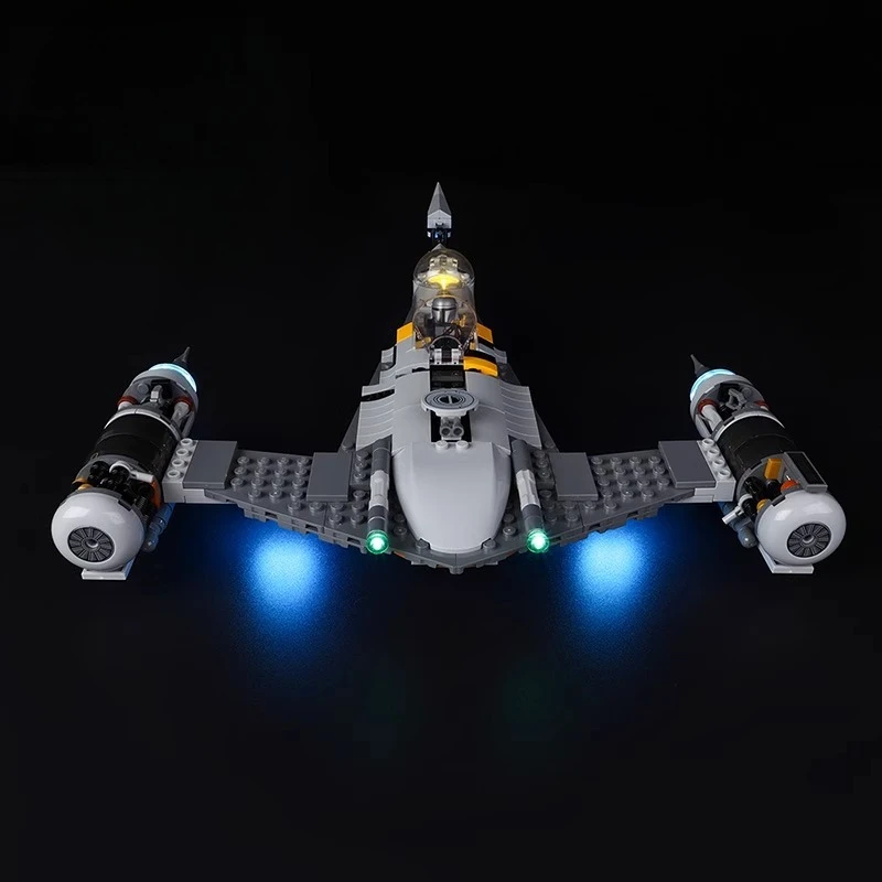Set di illuminazione a LED senza modello adatto per LEGO The Mandalorians N 1 Starfighter 75325 (escluse blocchi di costruzione)