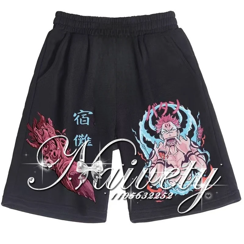 Jujutsu Kaisen Ryomen Sukuna Anime Graphic Quick Dry Shorts Unisex Summer Breathable Basketball Running Fitness Sports Shorts