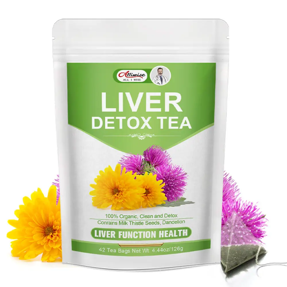 Natural Liver Detox Tea for Improved Liver Function Oxidation Neutralization Aid Health Supplement Drink
