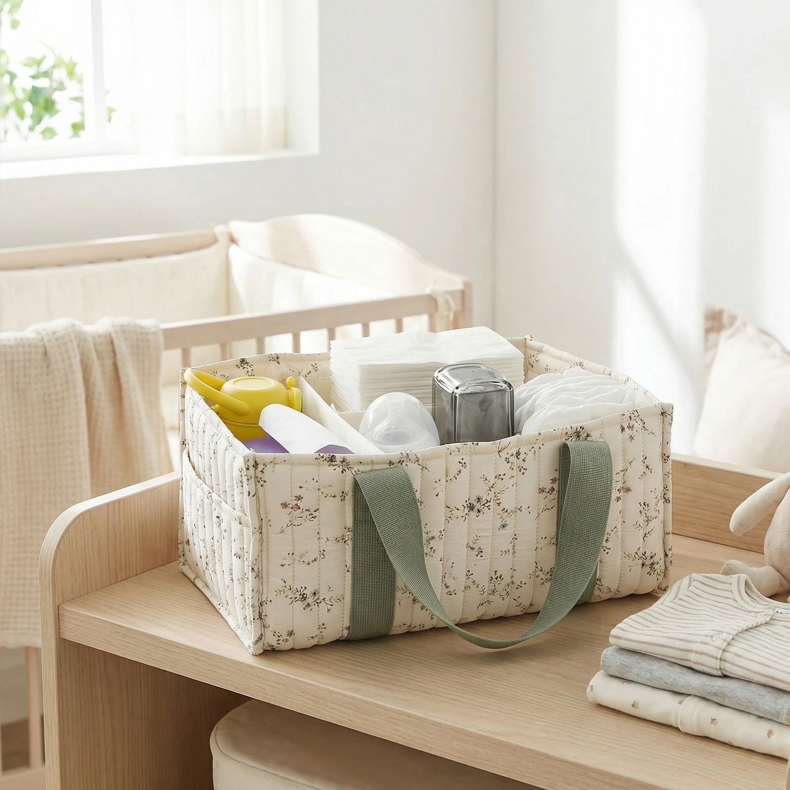 Stylish Nursery Storage Basket - đánh giá và giá Baby Bag Nursery