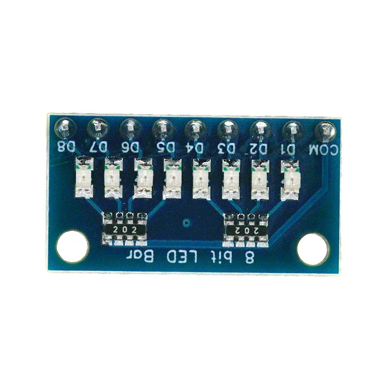 3.3V 5V 8 Bit Blue /  Red Common Anode / Cathode LED Indicator Module Diy Kit For Arduino NANO UNO Raspberry pi 4 Nodemcu V3