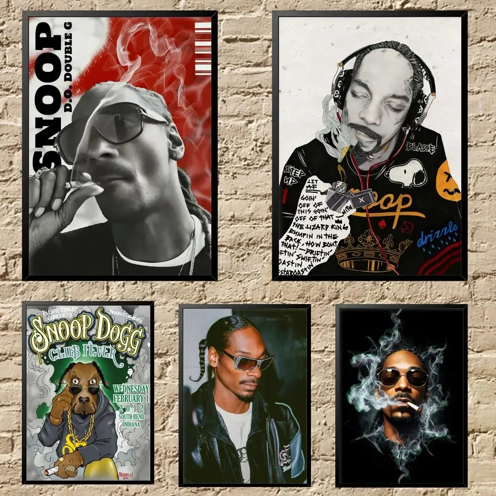 Rappers Snoop D-Dogg Poster HD Waterproof Self-Adhesive Wall Art - Versatile Decor For Any Space | Perfect Gift Idea