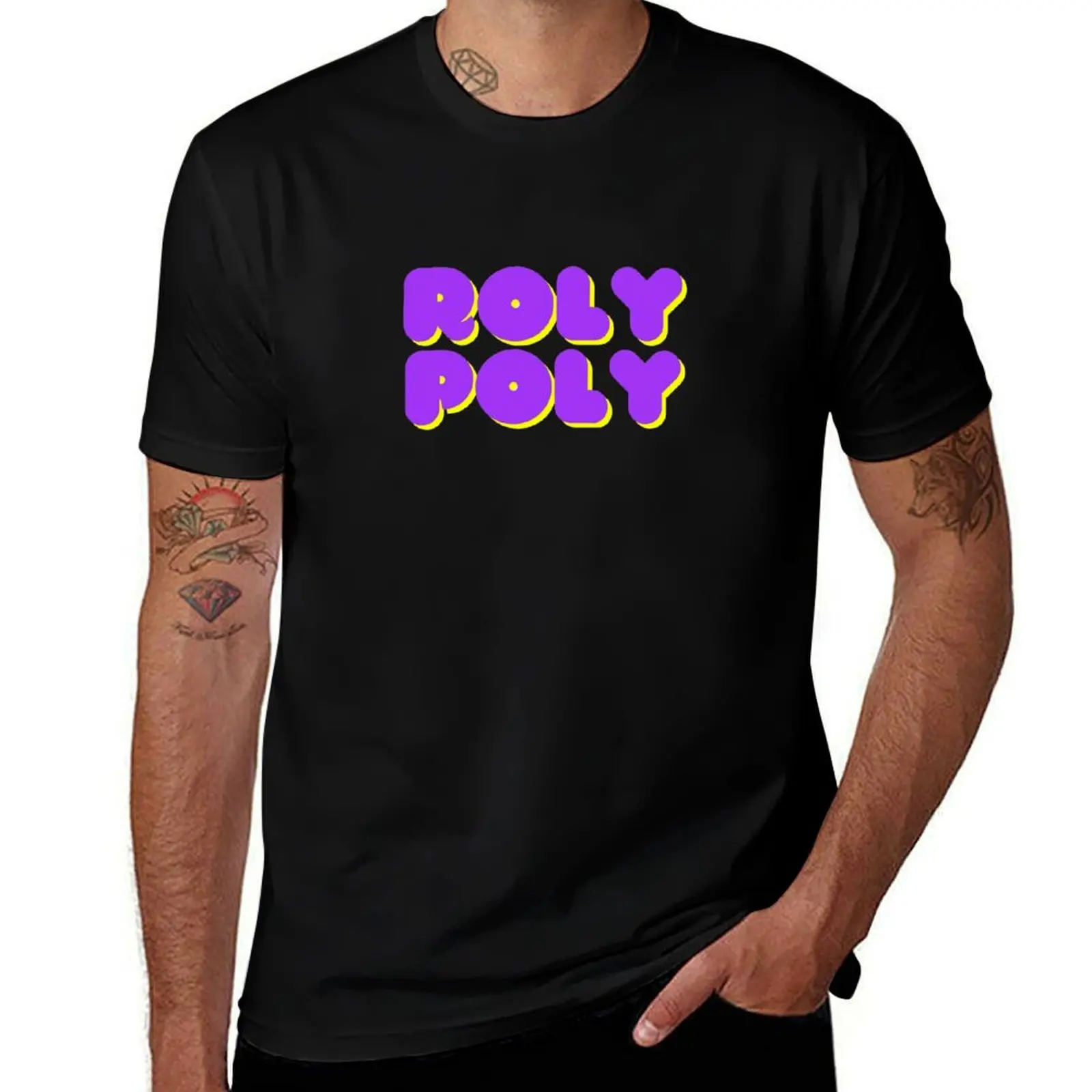 ROLY-POLY T-Shirt vintage graphic tee essential t shirt summer clothes anime shirts men