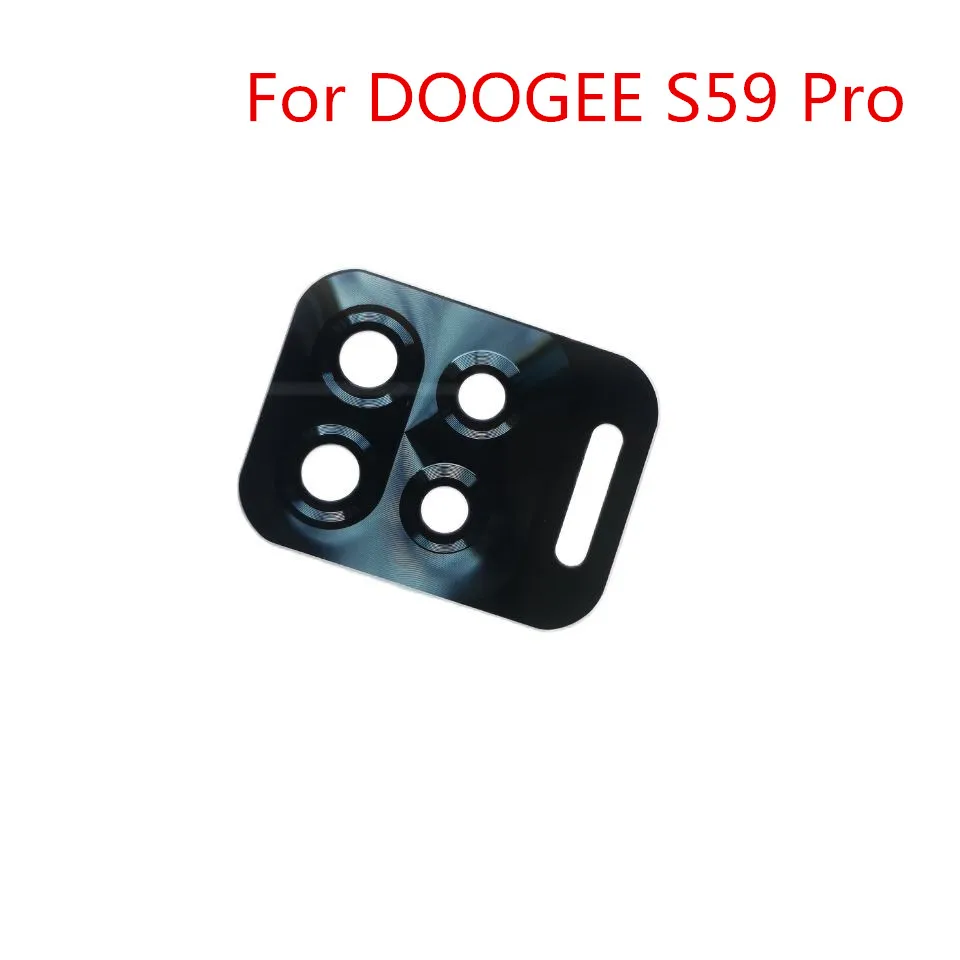 New Original For DOOGEE S59 PRO Phone Rear Back Camera Lens Glass Spare Part Screen Protective For DOOGEE S59 Pro