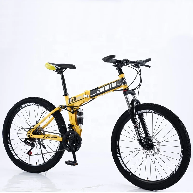 mountainbike folding mountain bike /foldable 26 inch full suspension moutain bike