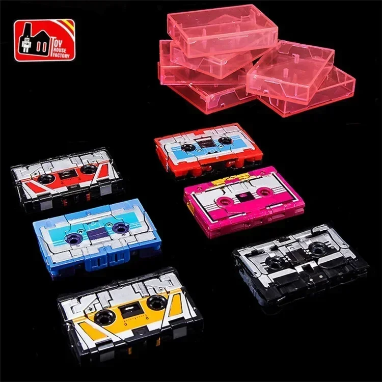 

KBB G1 Робот-трансформер Soundwave Six Magnetic Tape Troop THF-01P6 Rumble Laserbeak Buzzsaw Аниме Фигурка Модель Игрушки