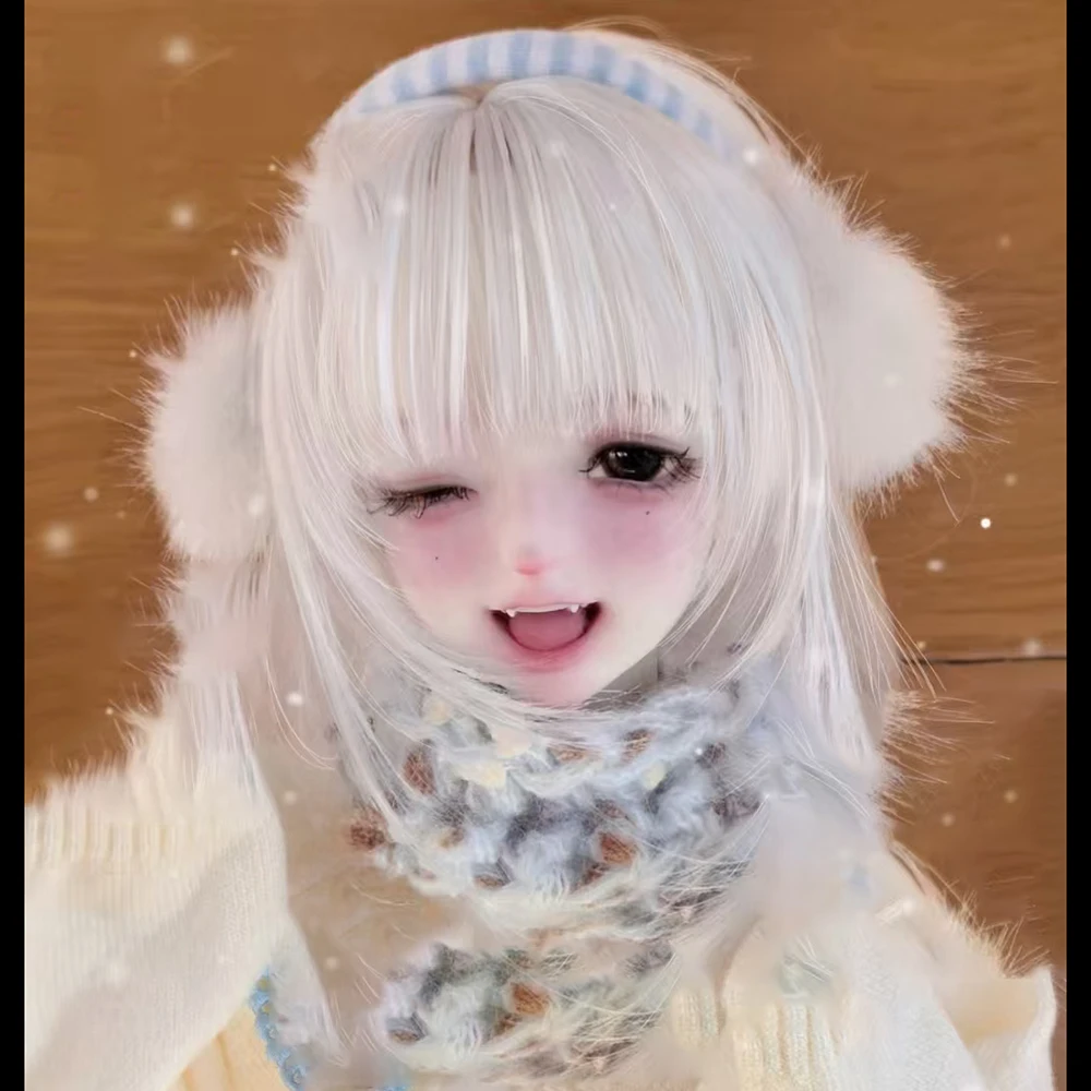 

1/4 голова куклы BJD без лица, смола, кукла BJD, улыбка, девушка, обнаженная кукла, шарнирные куклы без макияжа
