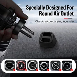 Universal Wireless Car Charger Stand Base Dashboard Mount Car Mobile Phone Holder Bracket Air Outlet Clip Accessories Parts