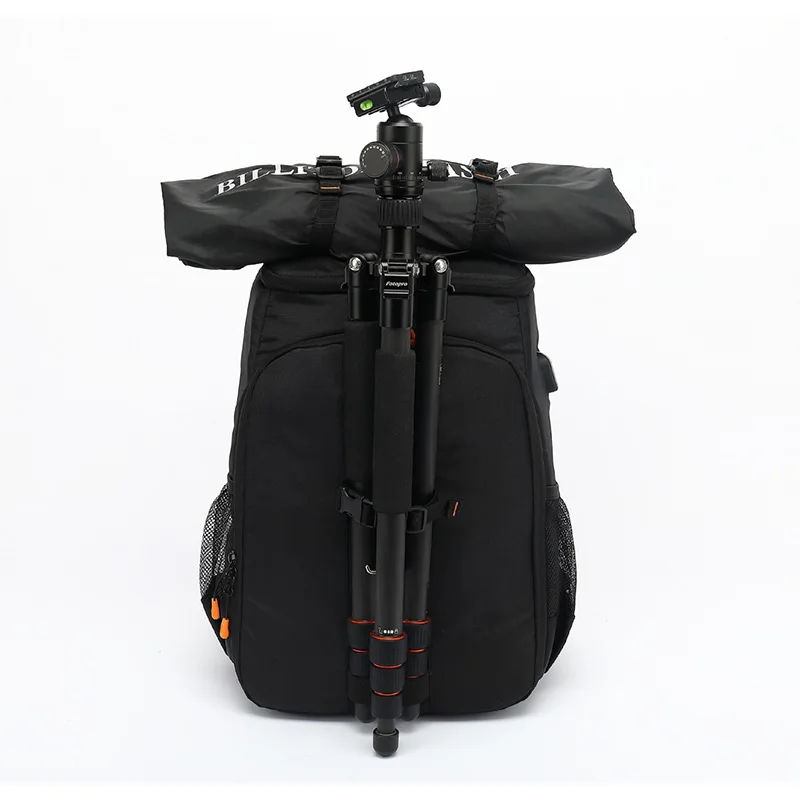 Fotografia Camera Shoulder Bag, grande capacidade, mochila de viagem impermeável, vídeo tripé, DSLR Bag para Canon, Nikon, Sony, Pentax